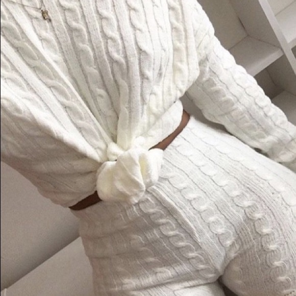 Cream Two piece Set - Picture 1 of 7